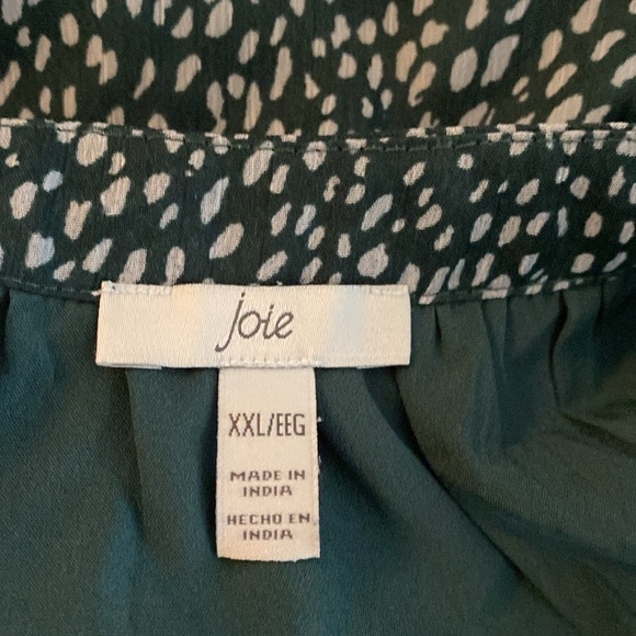 Joie Green Arctic Animal Spot Balloon Long Sleeve Dress XXL RR8 - Picture 12 of 13